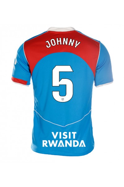 Atletico Madrid Johnny Cardoso #5 Jalkapallovaatteet Naisten Kolmaspaita 2025-26 Lyhythihainen Atletico Madrid Johnny Cardoso #5 Jalkapallovaatteet Naisten Kolmaspaita 2025-26 Lyhythihainen